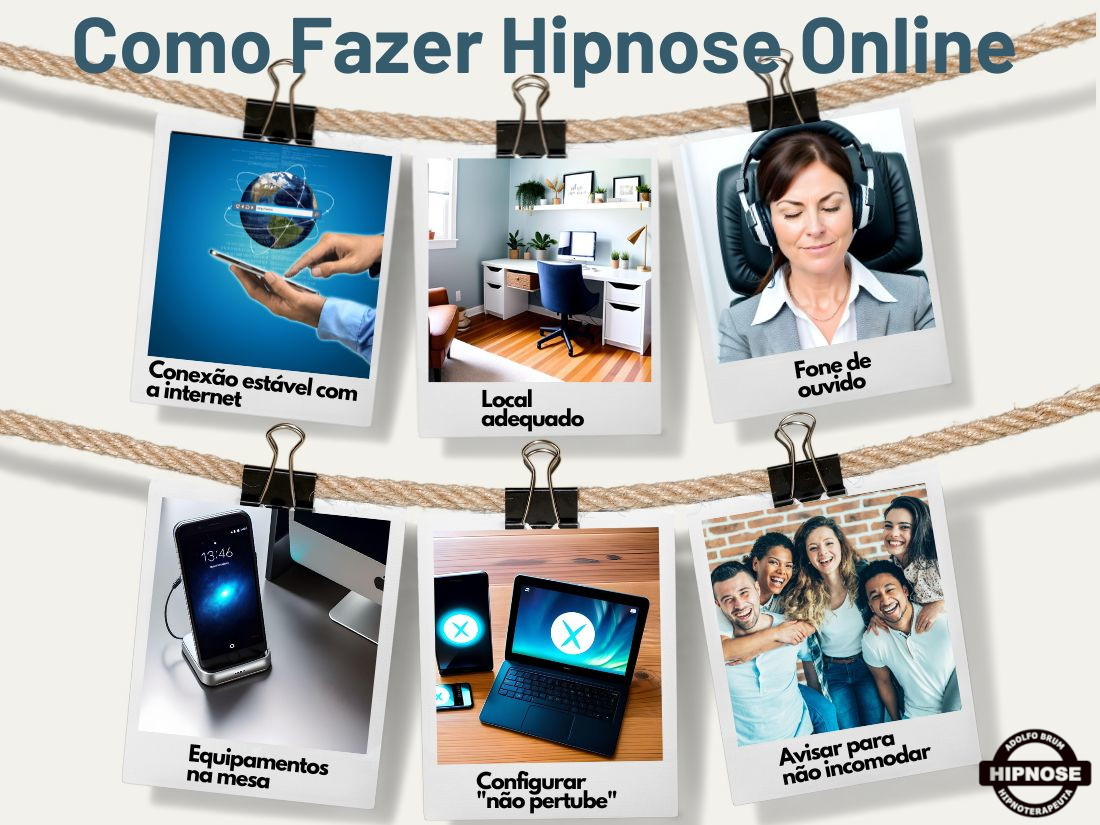 Infográfico - Como Fazer Hipnose Online